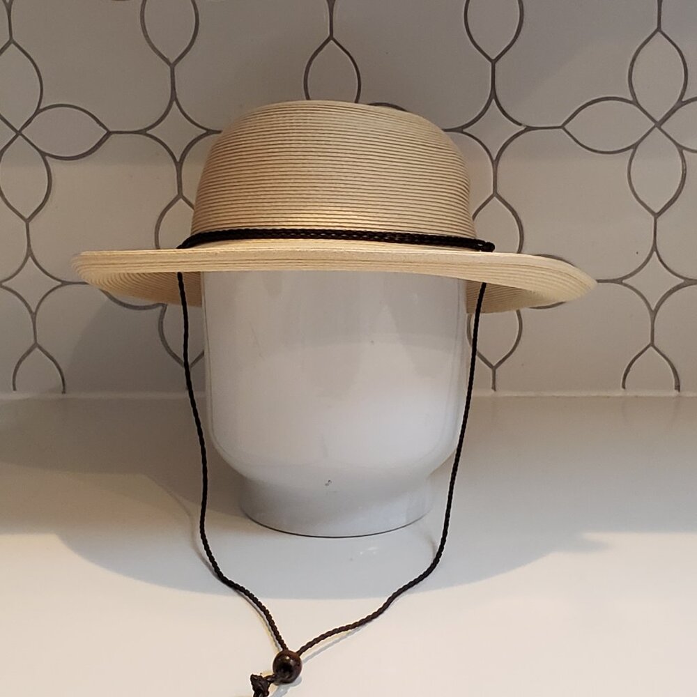 HBY Miami 100% Paper Straw Hat with Chin Strap